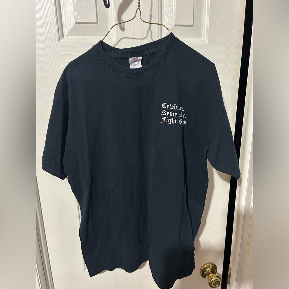 Celebrate Remember Fight Back T shirt. Size medium